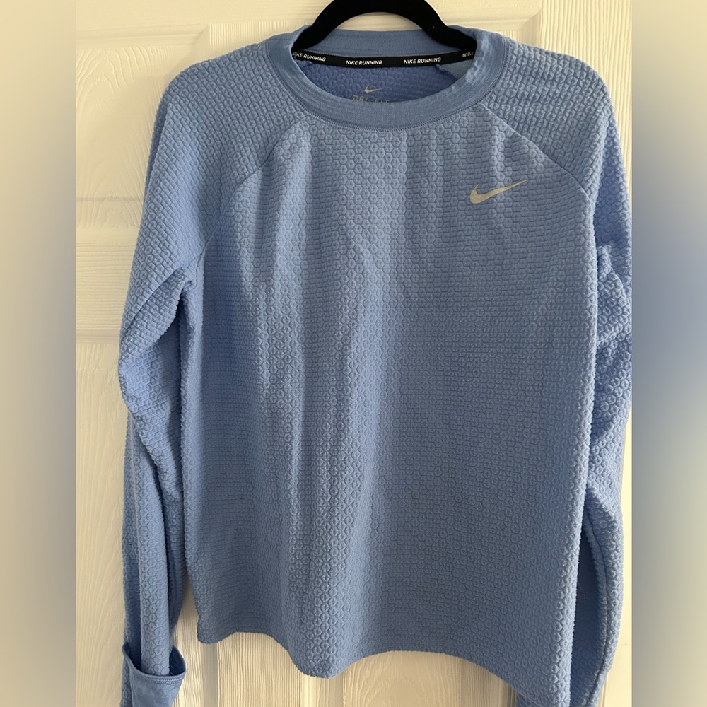 EUC l Nike ✔️l Blue Dri-Fit  Long Sleeve Top